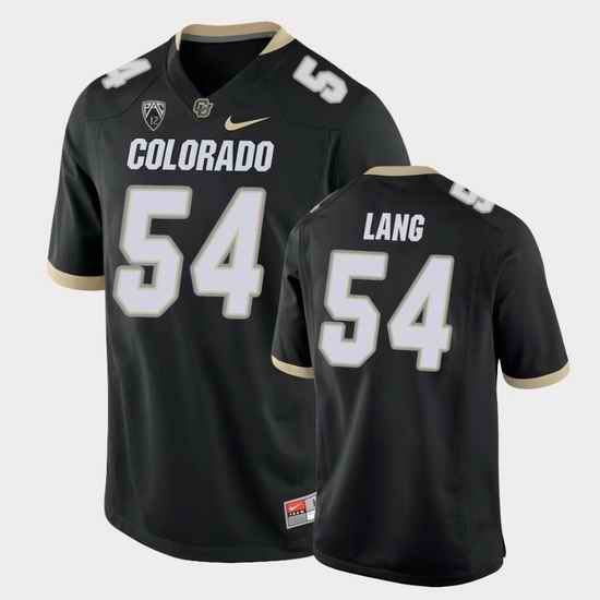 Men Colorado Buffaloes Terrance Lang College Football Black Game Jersey